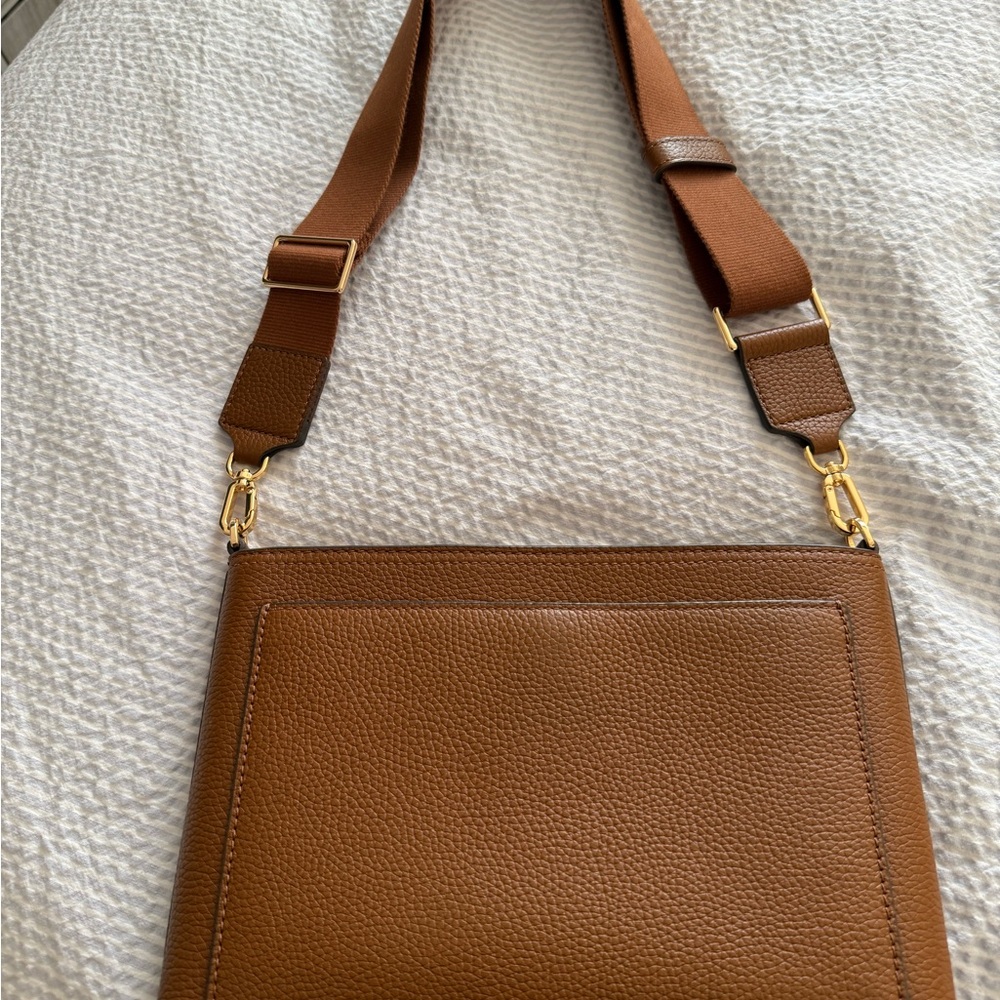 Tory Burch Tan Leather Crossbody Bag - Picture 2 of 3